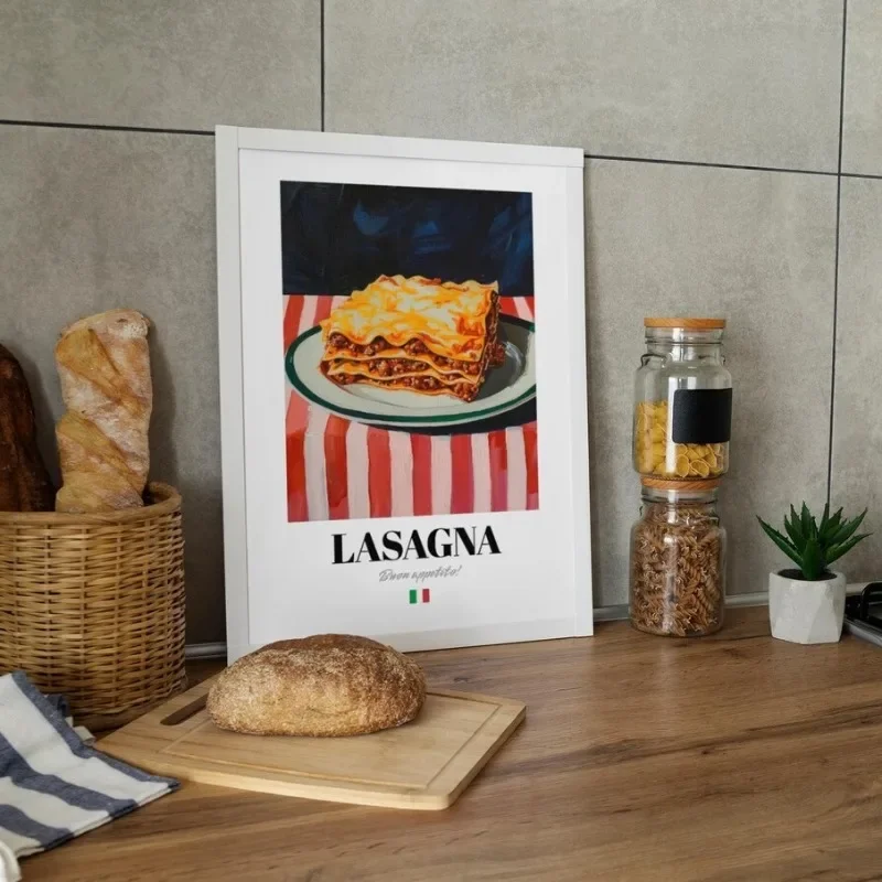 Home Cooking In Italian - Современные картины на холсте с изображением