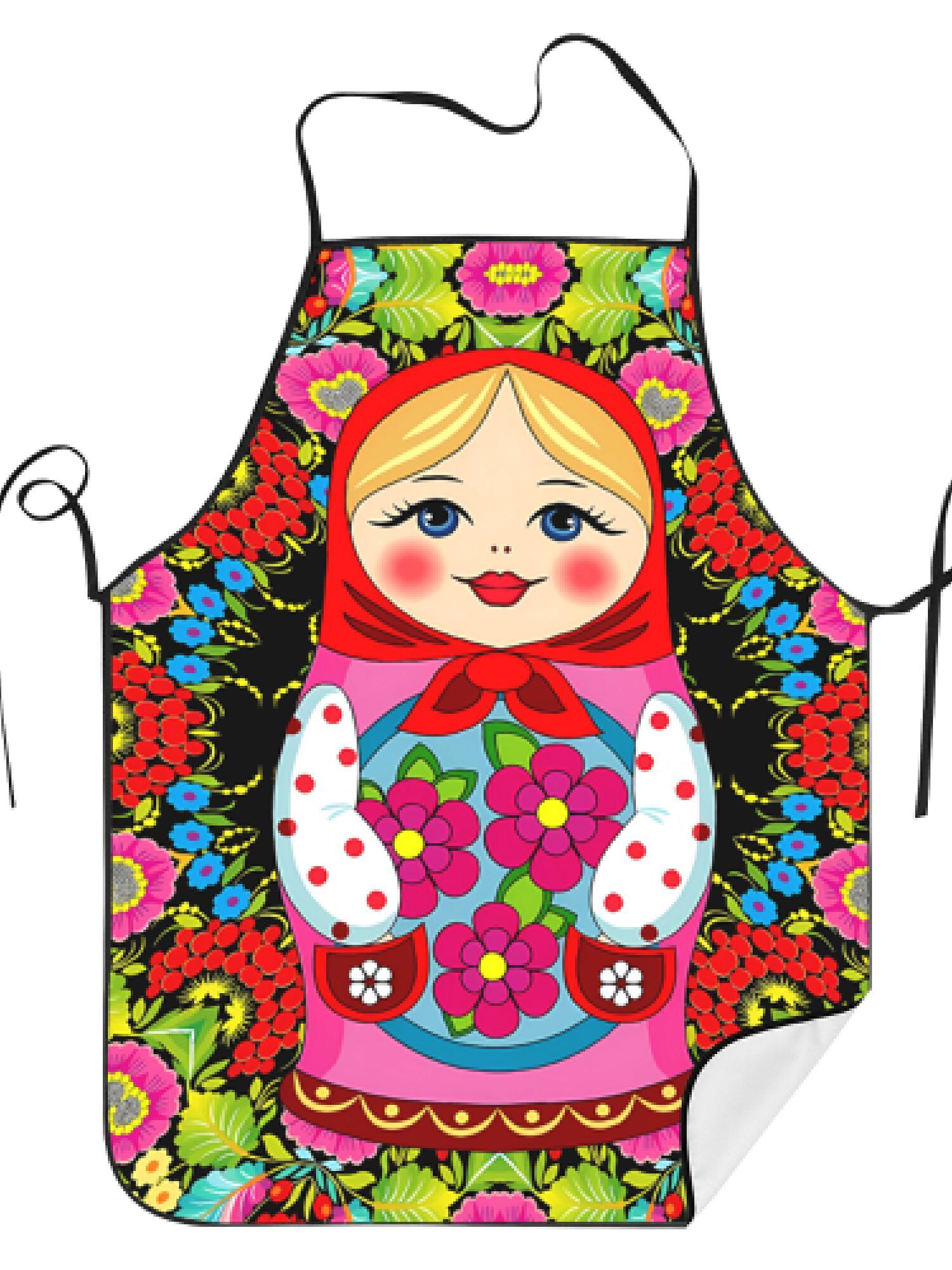 Home Cooking Cafe - 1 штука забавного фартука в русском