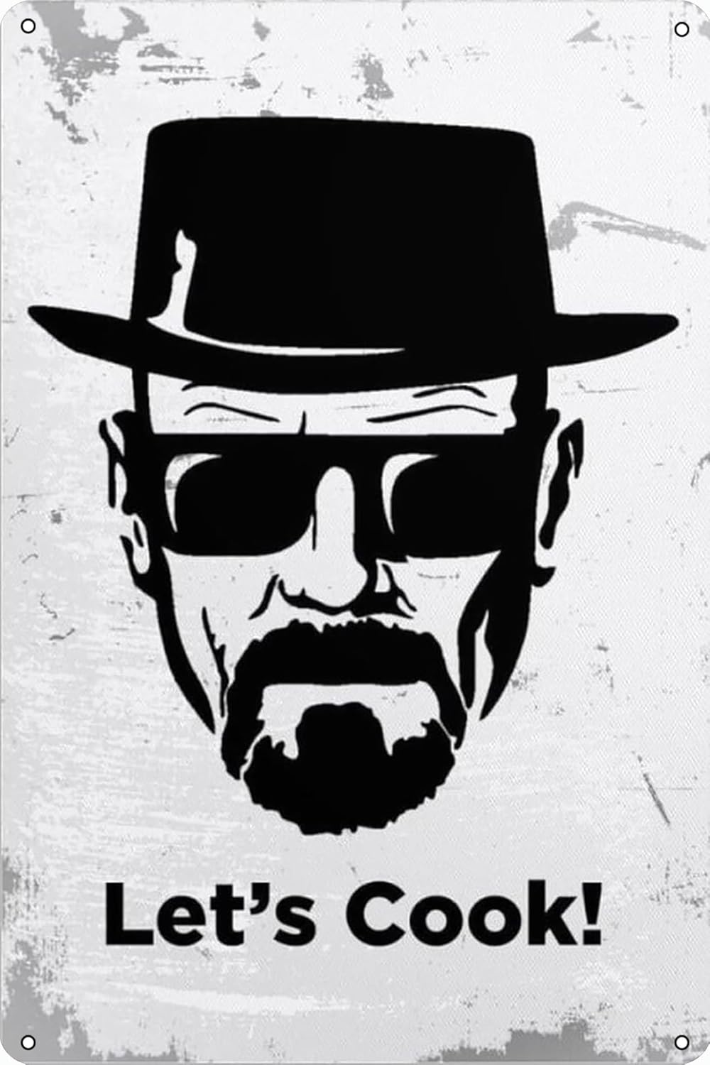 Home Cooking Shows - Heisenberg Lets повар ТВ-шоу Винтажный плакат