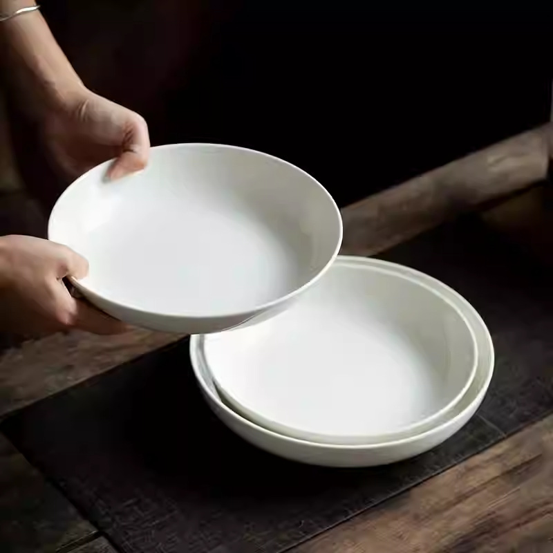 Тарелка глубокая из белого фар – обзор и цена Home Cooking Dinner