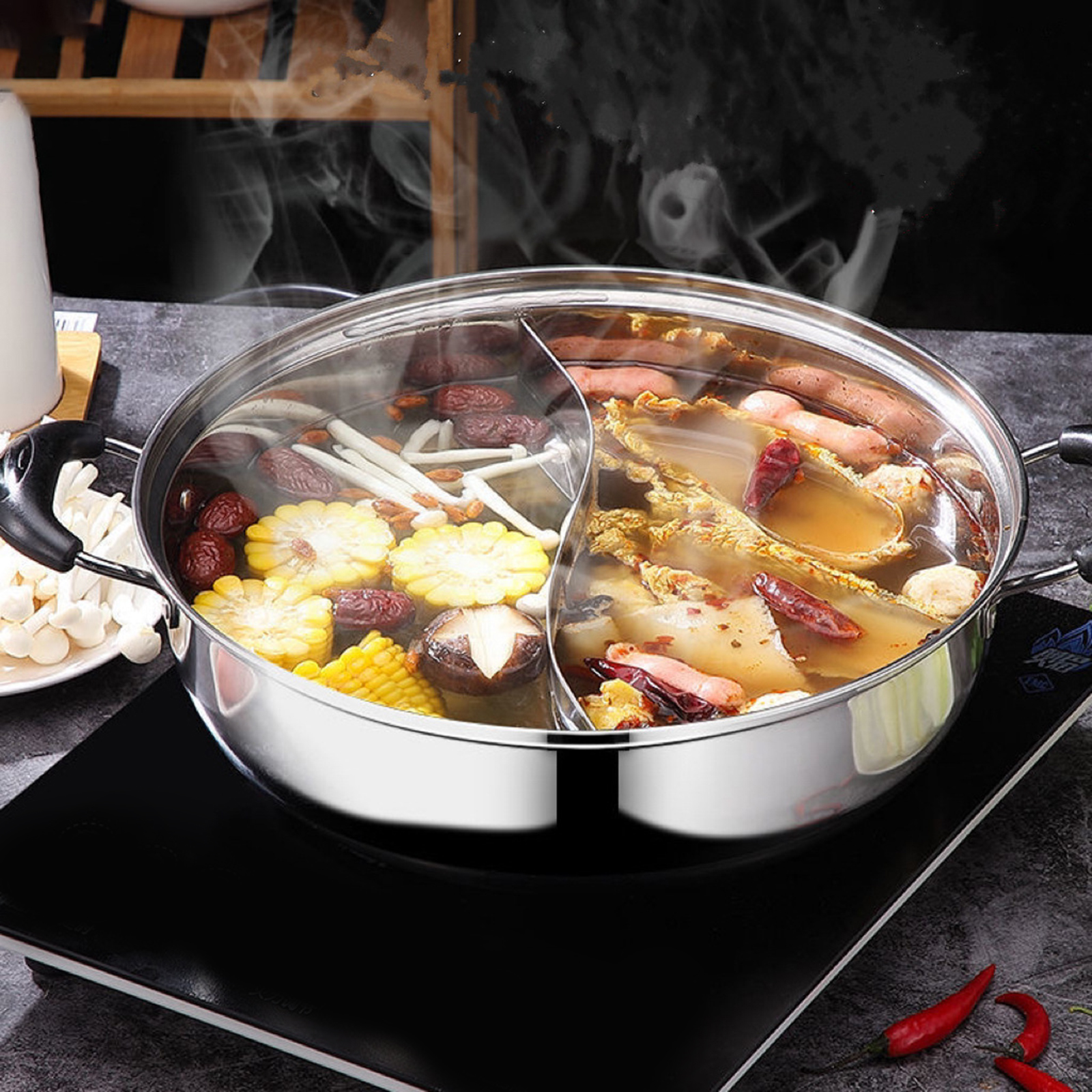 Китайская кастрюля Шабу Шабу,  – обзор и цена Home Cooking Chinese