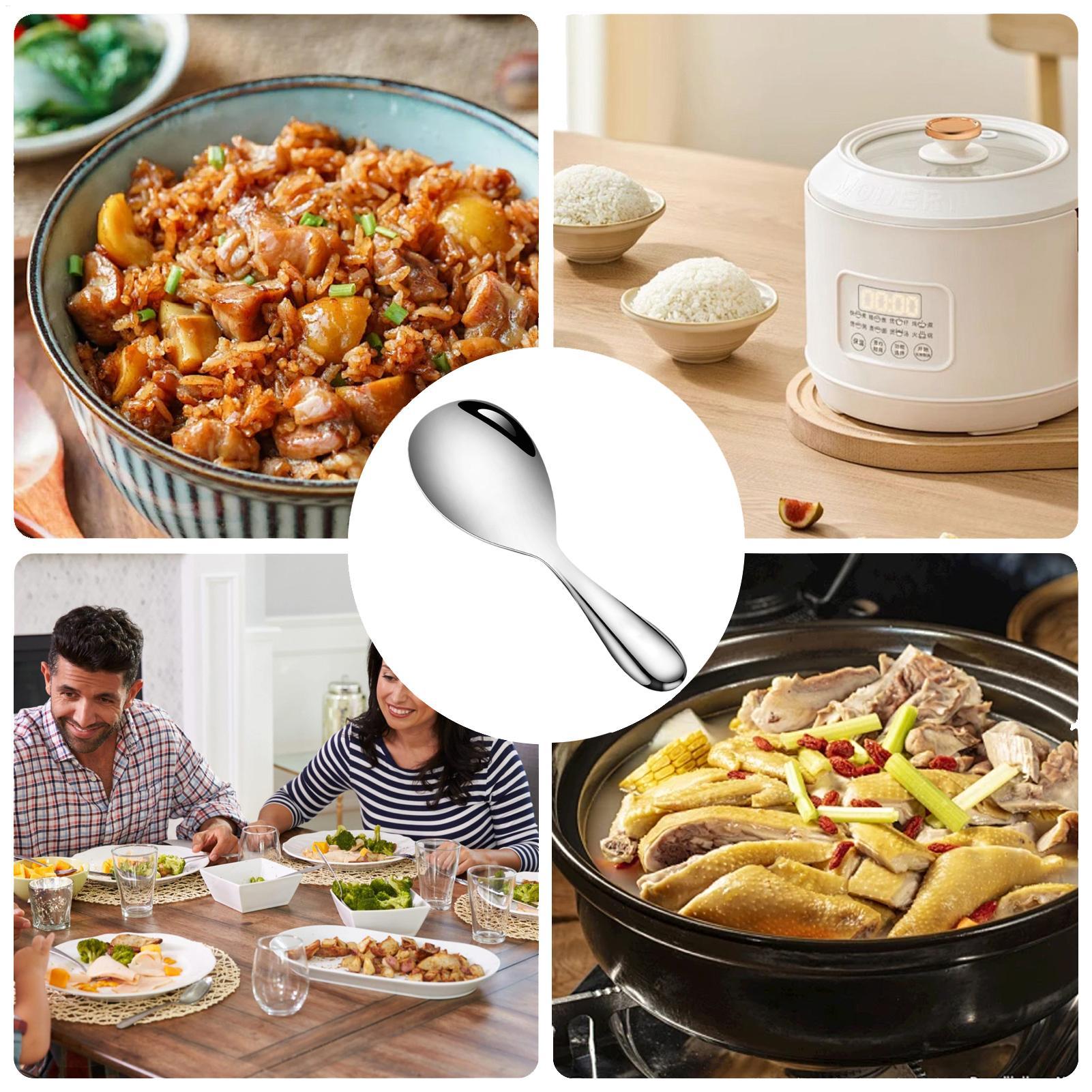 Ложка для риса из нержавеющей  – обзор и цена Home Cooking Meals